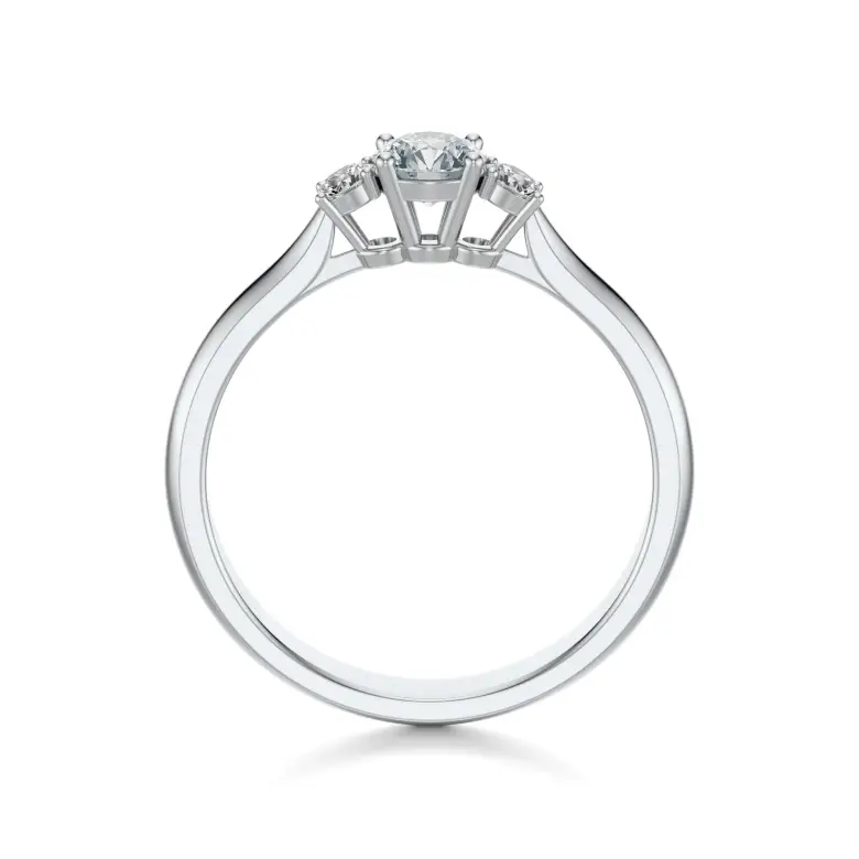 Pierścionek białe złoto z diamentami AJPZ_083